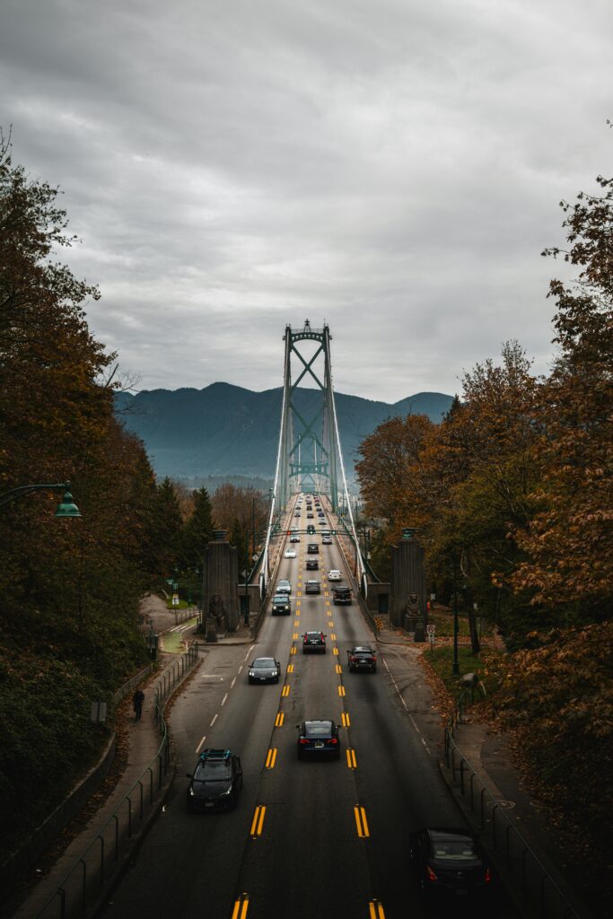 Brug Vancouver vooraanzicht